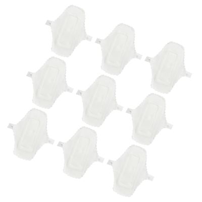 FRCOLOR Washable Sanitary Pad and Reusable Menstrual Pads 9Pcs Set Waterproof Cloth Detail Environmental Friendly Design for Travel Use Women
