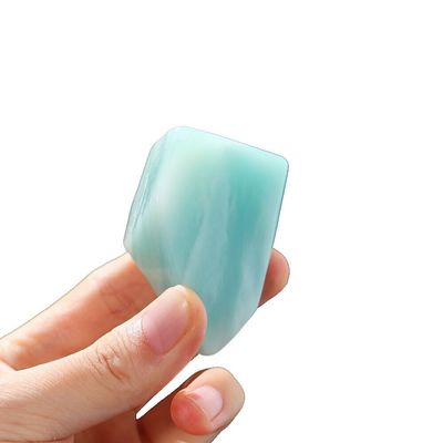 IDGTTLDF natural luster 30-50g Natural Crystal Polyhedral Geometry Amazonite Raw Sky Blue Quartz Home Decoration