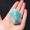 IDGTTLDF natural luster 30-50g Natural Crystal Polyhedral Geometry Amazonite Raw Sky Blue Quartz Home Decoration view 3