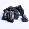 IDGTTLDF natural luster Natural Rock raw Black Tourmaline Rough Crystals Stones for Garden Decoration 500g view 1