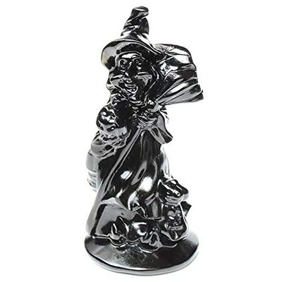 IDGTTLDF natural luster Crystal Hand Carved The Witch Sculpture Obsidian Quartz Stone Crystal carvings Large 1pc PEIQIYIN