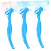 FRCOLOR Dual-Head Dental Toothbrush 6pcs Set Blue Double Sided Cleaning Brush for False Oral Care and Cleaning for Adults view 4