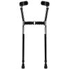 RajoNN Folding Crutches, Black Forearm Crutches for Adults, Crutches for ng, for Seniors Disabled Elderly view 1