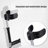 RajoNN Folding Crutches, Black Forearm Crutches for Adults, Crutches for ng, for Seniors Disabled Elderly view 3