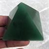 IDGTTLDF natural luster Green dongling Natural Jade Crystal Pyramid(Size:10pcs) view 2