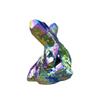 AUOQKQUT Rainbow Flame Aura Quartz Crystal Cluster Stones and Crystals Home Decoration Household yuebang home decoration view 2