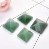 IDGTTLDF natural luster Green Pine Jade Pyramid 50mm of Powerful, Metaphysical, view 2