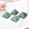 IDGTTLDF natural luster Green Pine Jade Pyramid 50mm of Powerful, Metaphysical, view 3