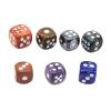 1-20PC 16mm Natural Crystals Stones Amethyst Rose Quartz Dice Gift home decoration(Size:20 pcs) view 1