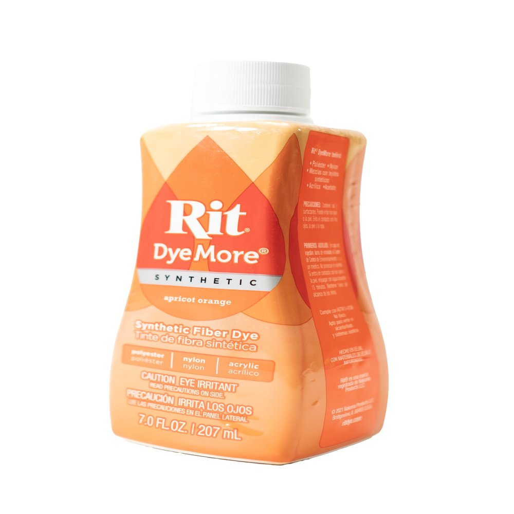 Rit Dye Liquid Synthetic 236ml Apricot Orange (2024)