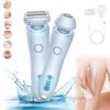 Silky Glide Pro,Silky Glide Pro Hair Remover,2024 Best Silk Glide Razor,2 in 1 Electric Shaver Razors for Women,Silky Glide Pro Fessional Hair Remover for Shave Legs,Underarms,Face,Bikini Area (Blue) view 1