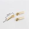 10/20Pcs 3# Zipper Puller Sliders for Metal/Resin/Nylon Zippers Textile Clothes Pocket Zip Head Repair Kit Tailoring Accessories-LightGold,for Metal Zippers,10Pcs view 3
