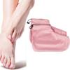 1 Pair Paraffin Wax Bathing Foot Covers Washable Cloth Spa Hand Gloves Pink Gray Protection Warmer Insulated Mitts for Wax Care view 1