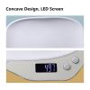 Kingbar Digital Pet Scale 15KG, With 4 Weighing Modes, Comfortable Tray, LCD Display, For Weighing Puppy/Kitten/Hamster/Newborn/Tortoise/Food view 4
