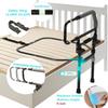 Bed Rail for Elderly, Foldable Bed Assist Rail, 300Lbs Adult Bed Guard Rail, Adjustable Bed Safety and Assist Cane, Heavy Duty Bed Grab Bar for Fall Prevention, Medical Safety Rail view 3