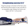 OUDEX Knee Rehabilitation Trainer, Electric Knee Flexion and Extension Trainer with Remote Control, 0-170 Angle Adjustment/straightening Exercise 05/200kg Thrust, for Hemiplegia view 2