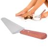 Stainless Steel Wax Spatula Mix and Stir Wax Long Handle Wooden Handle, Safe Grip, for Waxing, with Practical Features view 3