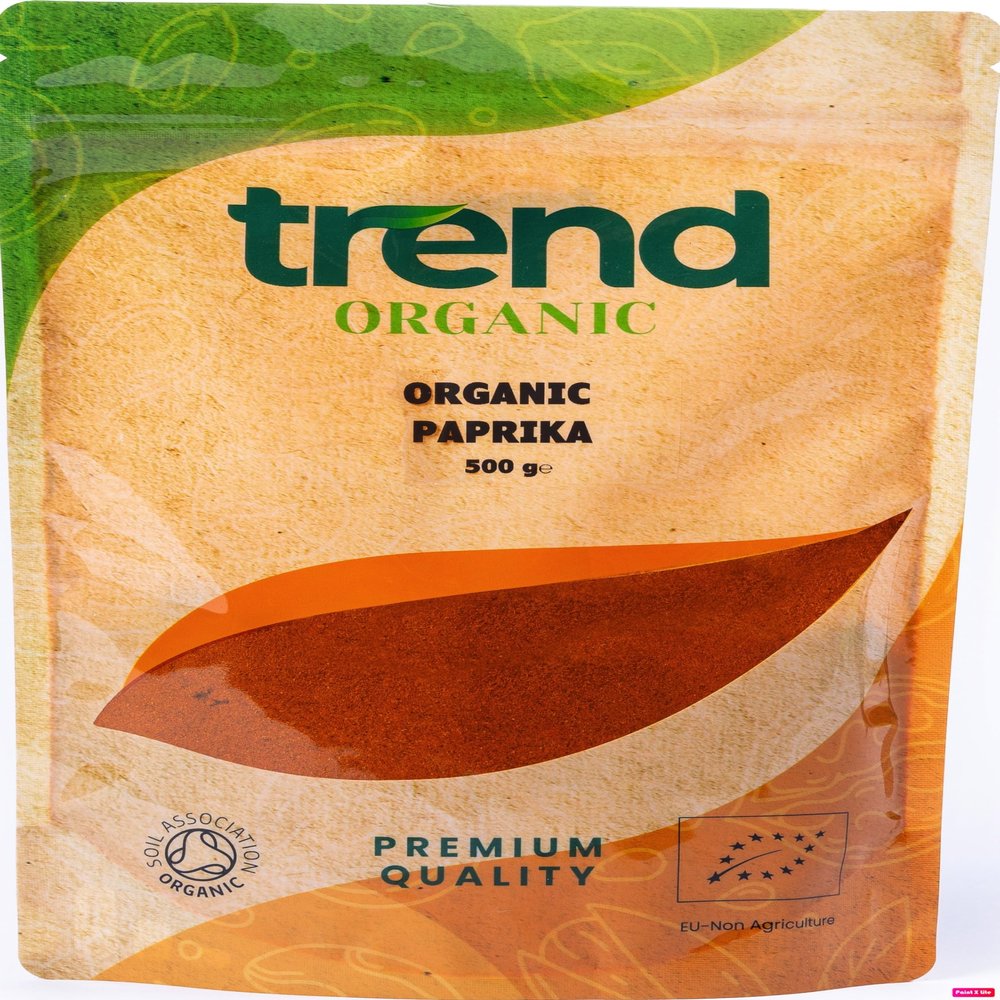 Trend Organic Paprika, 500g - Versatile Kitchen Essential, Good for Seasoning and Cooking with Earthy Flavour with Peppery Notes, Certified Organic, Vegan, Non-GMO, No Additives No Preservatives