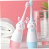 minkissy Boys and Girls Electric Toothbrush Sonic Oral Style Soft Silk Bristles Rechargeable Travel Friendly view 3