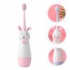 Beaupretty Childrens Electric Toothbrush Sonic Vibrates Rechargeable Pink with 3 Replacement Heads for Baby Oral Care Ages 3-8 view 4