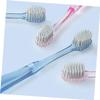 Beaupretty 2pcs Crystal Handle Toothbrush Soft Bristles for Teeth Care for Daily Oral Hygiene Routine view 3