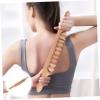 FRCOLOR Wooden Roller for Belly Massager Yoga Relax Rod Massage Stick for Full Body Relief Muscle Roller Tool view 3