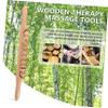 FRCOLOR Wooden Roller for Belly Massager Yoga Relax Rod Massage Stick for Full Body Relief Muscle Roller Tool view 4