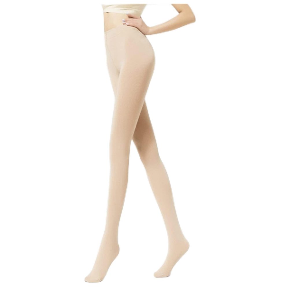 Pantyhose For Women Women Tights Plus Size 120D Autumn Warm Winter Fleece Pantyhose High Waist Female Stretchy Slim Skinny Thick Tights Pantyhose(Color:Skin,Size:XL(75-130kg))