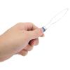 2PCS Button Hook, Stainless Steel and Plastic, Non Slip Grip, Quick Button Thread, Portable Button Hook Tool for Sewing Tailoring view 2