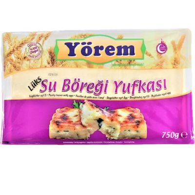 Yorem Lux Pastry Leaves phyllo Pastry dough 750 Gram by Pufai Grocery