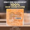 Jamie's Hive To Table 100% Raw Honeycomb (Cassette 12 Oz) view 4