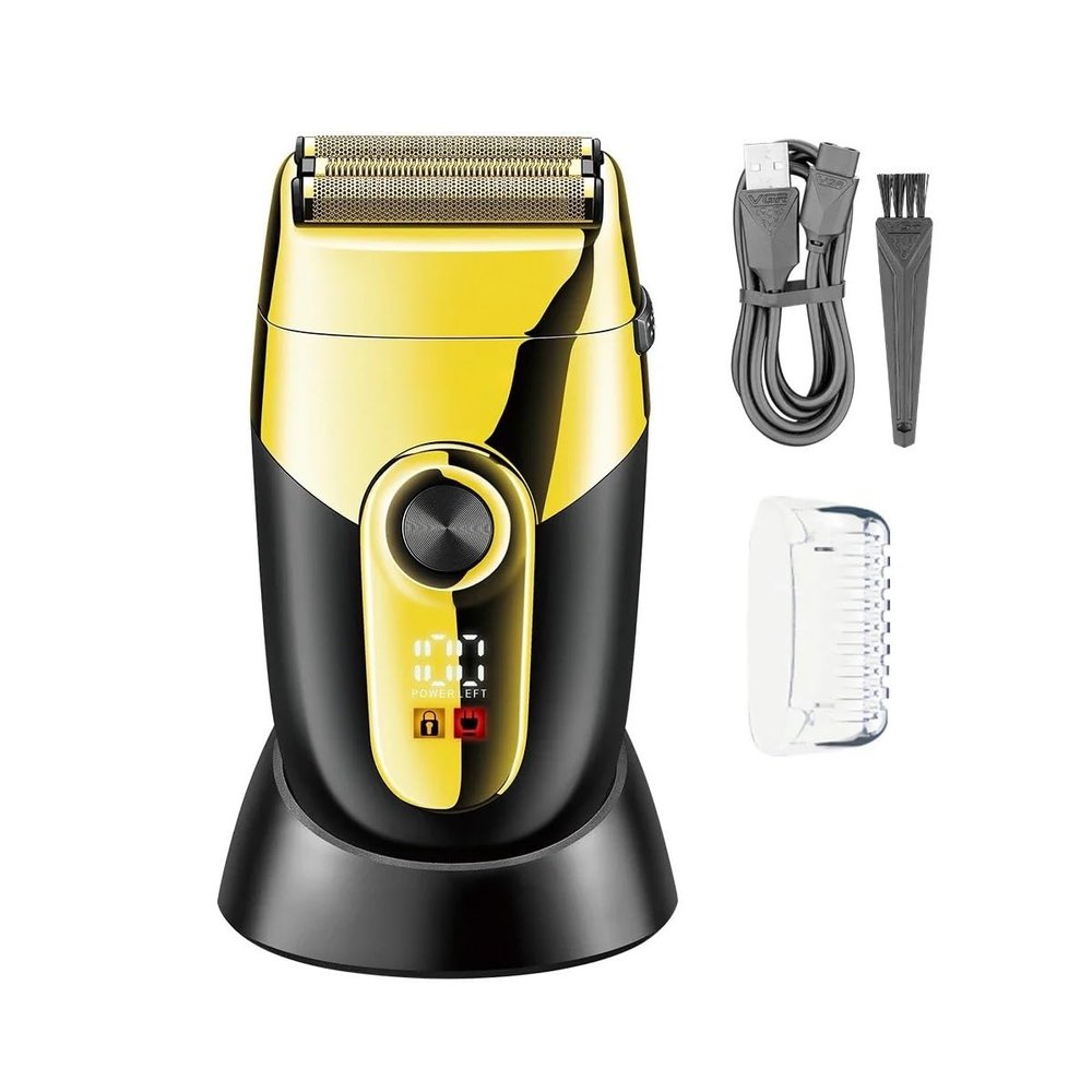Electric Razor for Men, Shaver Professional Hair Trimmer Waterproof Razor Reciprocating Shaving Machine Digital Display Razors For Shaving Men