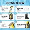 Electric Razor for Men, Shaver Professional Hair Trimmer Waterproof Razor Reciprocating Shaving Machine Digital Display Razors For Shaving Men view 2