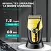 Electric Razor for Men, Shaver Professional Hair Trimmer Waterproof Razor Reciprocating Shaving Machine Digital Display Razors For Shaving Men view 3