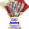 Personalised Luxury Chocolate Bouquet Hamper  Personalised Sweet Gift for Him or Her  Great Choice for Birthdays, Christmas or Any Occasion (Compatible With MILKYBAR) view 4