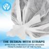 50 Piese Cold Brew Coffee Filters with Drawstring, 20" X 20" Commercial Cold Brew Bags for Commercial Model Cold Brew Coffee Makers and 5 Gallon Systems, Brew Up To 5 LBS Coffee view 4