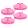IWOWHERO 4pcs Shampoo Brush Scalp Massager Hair Scalp Massage Brush for Shower Home Use Hair Exfoliator Random Color view 1