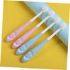 Beaupretty 2pcs Boys and Girls Toothbrush Boy Girl Nursing Brush Toothbrush Cleaner for Years First Brush view 2