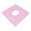 100pcs Face Rest Cover Hole Design Good Water Absorption Breathable Disposable Headrest Cover for Beauty Salons (Pink) view 2