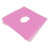 100pcs Face Rest Cover Hole Design Good Water Absorption Breathable Disposable Headrest Cover for Beauty Salons (Pink) view 3