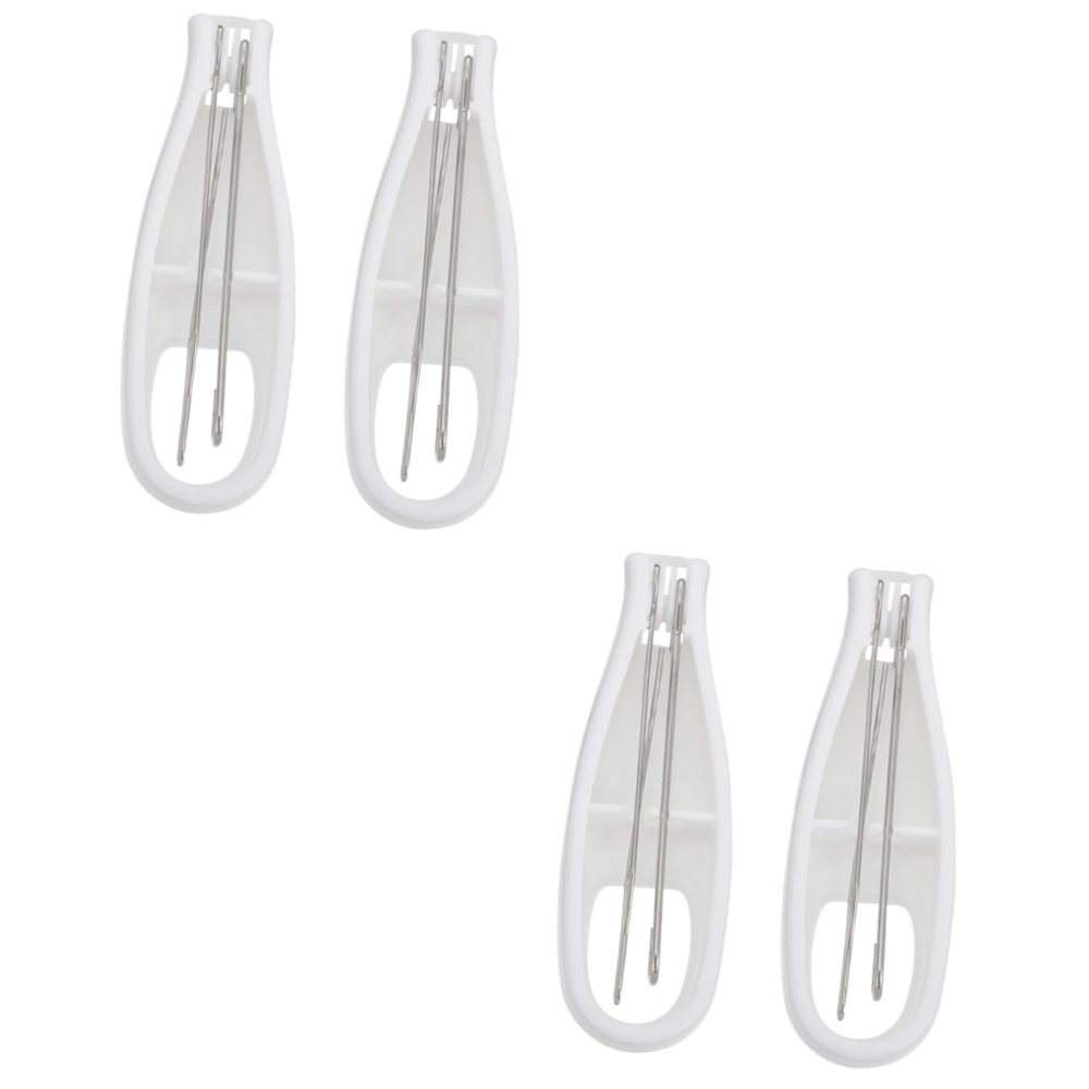 minkissy 2sets Zipper Dressing Aid Button Assist Tool 2-in- Hand Button Hook Easy Operation for Elderly Disabled 2pcs*2