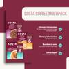 Costa Coffee Delights Multipack: Creamy Cappuccino, Salted Caramel Latte, Millionaires Mocha (18 instant Coffee Sachets Individually Wrapped) Bundled by The Great British Kitchen view 3