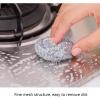 4 Metal Scourer - Tough Scourers | Steel Wire Cleaning Ball | Stainless Steel Cleaning Ball | Dish Cleaning Scrubber,Solid Stainless Dishes Washing Scrubber Steel Ball for Cookware view 2