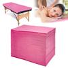 100Pcs Disposable Massage Table Sheets 31" x 71" Non-Woven Fabric Disposable Bed Sheets SPA Bed Cover Breathable Oil-Waterproof Sheets for Travel Spa Tatto Hotel Salon (Pink) view 1