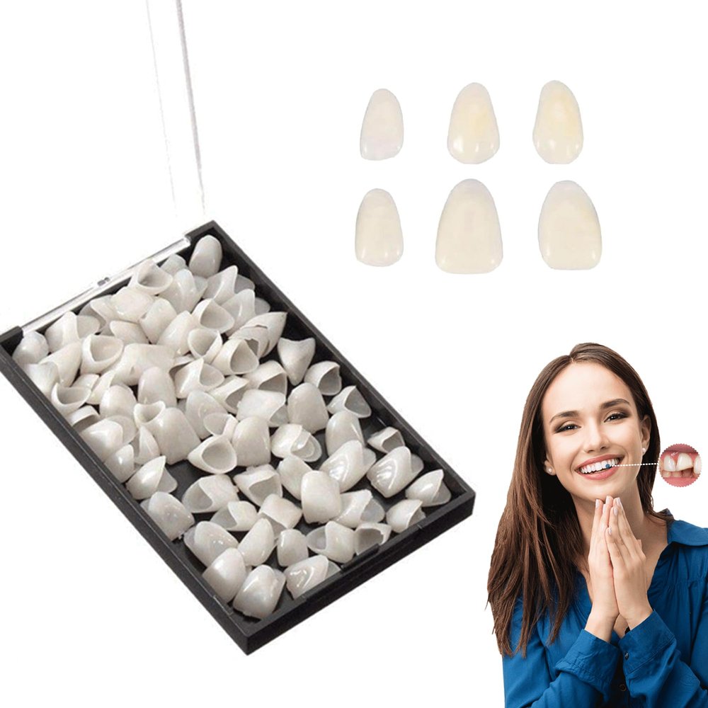 70PCS Tooth Filling Rrepair Kit Wear-Resistant Tooth Cap Temporary Tooth Crown Fake Front Tooth Repair Kit Prevent Gum Collapse Dental Tooth Repair Kit for Oral Care Missing Broken Teeth