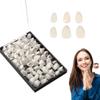 70PCS Tooth Filling Rrepair Kit Wear-Resistant Tooth Cap Temporary Tooth Crown Fake Front Tooth Repair Kit Prevent Gum Collapse Dental Tooth Repair Kit for Oral Care Missing Broken Teeth view 1