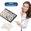 70PCS Tooth Filling Rrepair Kit Wear-Resistant Tooth Cap Temporary Tooth Crown Fake Front Tooth Repair Kit Prevent Gum Collapse Dental Tooth Repair Kit for Oral Care Missing Broken Teeth view 2
