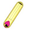 10 Modes Powerful Bullet Massage Rod Handheld Personal Bullet Tool Portable Silicone Massage Ball for Women Pleasure, Quiet Waterproof Bullet Tool Powerful Mini Stick Soft Toys for Relax (Gold) view 2