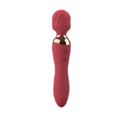 10 Modes Powerful Bullet Massage Rod Handheld Personal Bullet Tool Portable Silicone Massage Ball for Women Pleasure, Quiet Waterproof Bullet Tool Powerful Mini Stick Soft Toys for Relax (Red)