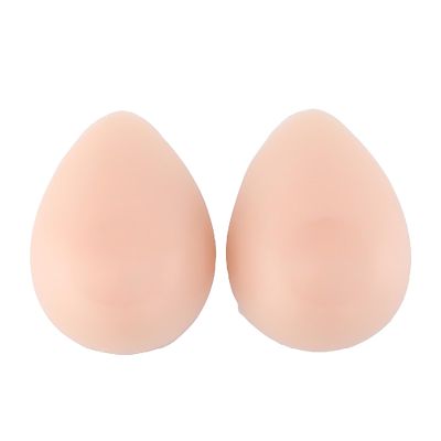 EZELIYP A Pair Silicone Fake Breasts False Breasts Soft Realistic Breast Forms Tailored for Cross-Dressers Transgender Individuals White-1200g